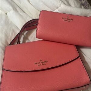 Kate Spade Pink Women's Bag and Wallet Set